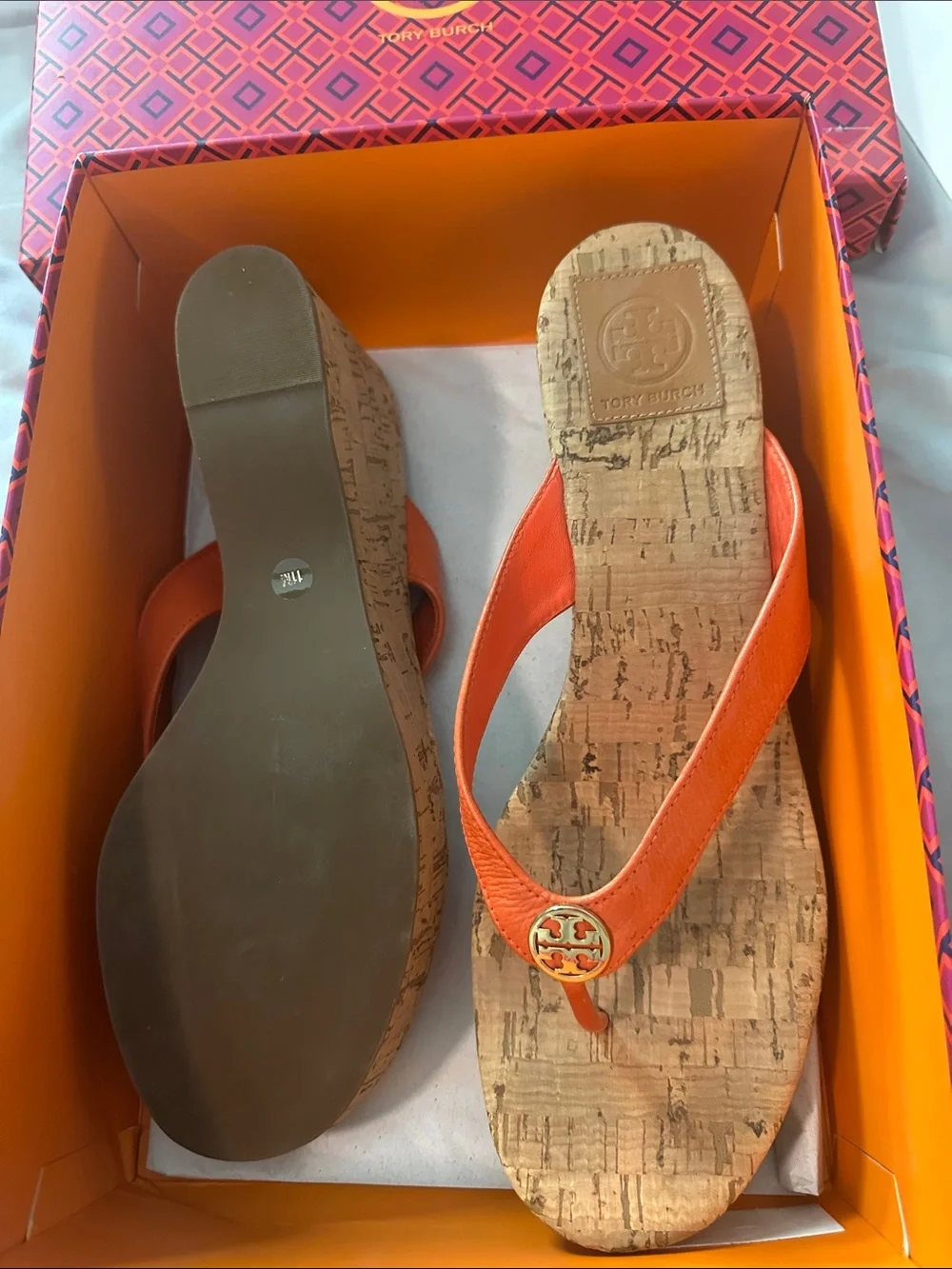Tory Burch Wedge Sandals Size 11